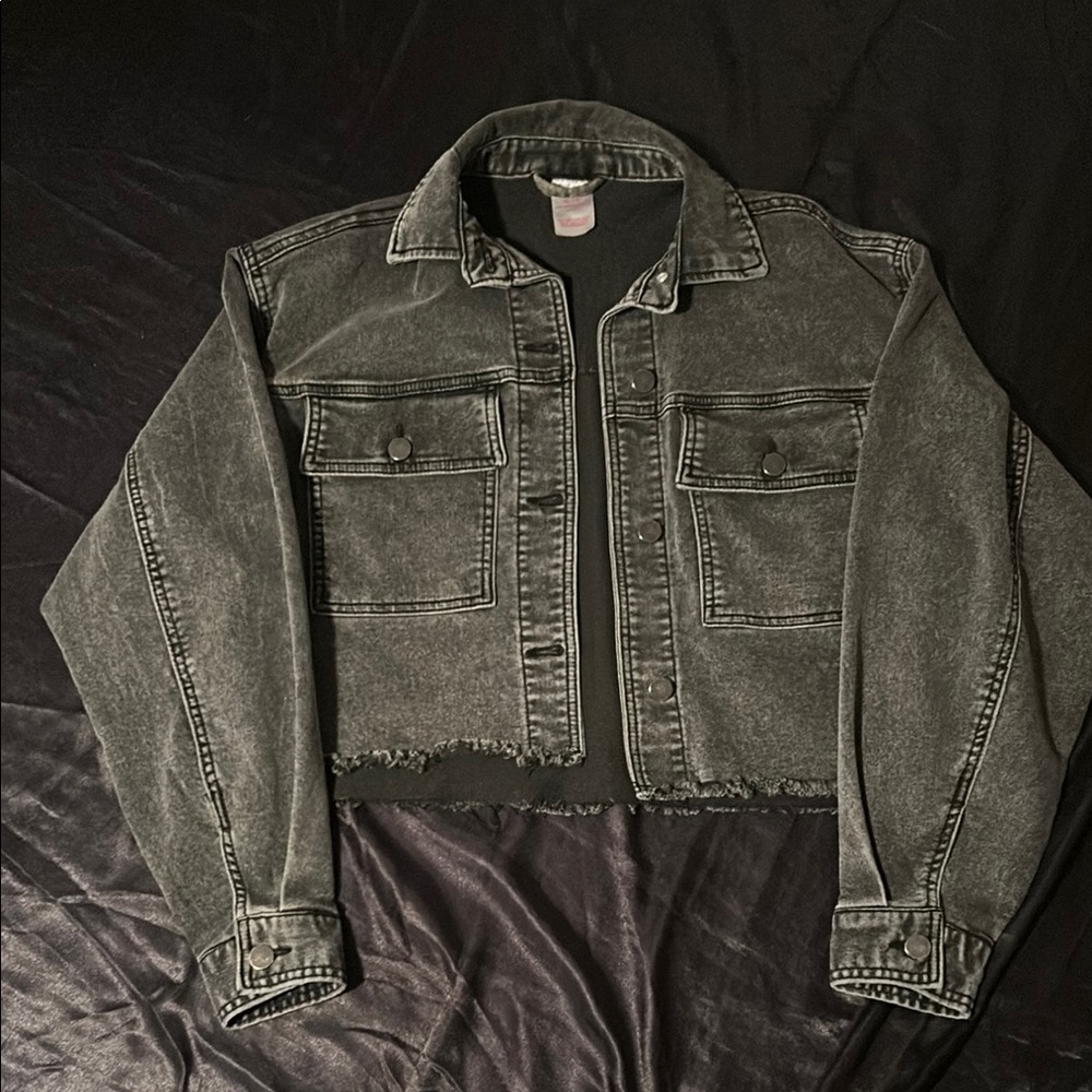 Women's Black Denim Jacket